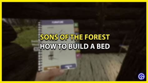 how to build a bed in sons of the forest|How to Make Bed Sons of the Forest, Sleep in Base